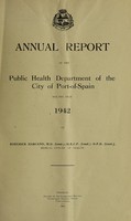 view Annual report of the Public Health Department of the City of Port-of-Spain.