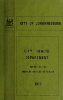 view Report of the Medical Officer of Health on the public health and sanitary circumstances of Johannesburg.