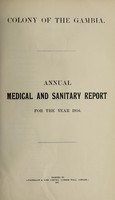 view Annual report of the Medical Department / Colony of the Gambia.