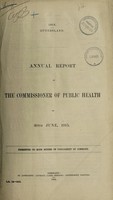 view Annual report of the Commissioner of Public Health / Queensland.