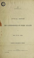 view Annual report of the Commissioner of Public Health / Queensland.