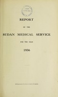 view Report of the Sudan Medical Service.