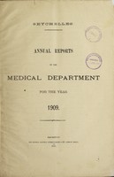 view Annual report of the Medical Department / Colony of Seychelles.