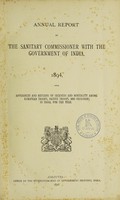 view Annual report of the Sanitary Commissioner with the Government of India.