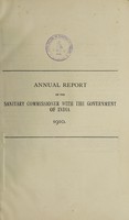 view Annual report of the Sanitary Commissioner with the Government of India.