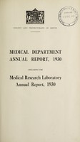 view Annual medical report / Colony and Protectorate of Kenya.