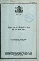 view Annual medical and health report / Nigeria.