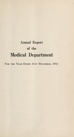 view Annual report of the Medical Department / Uganda Protectorate.