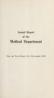 view Annual report of the Medical Department / Uganda Protectorate.