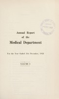 view Annual report of the Medical Department / Uganda Protectorate.