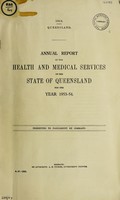 view Annual report on the health and medical services of the state of Queensland.