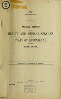 view Annual report on the health and medical services of the state of Queensland.