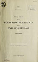 view Annual report on the health and medical services of the state of Queensland.