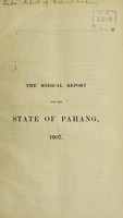 view The medical report for the State of Pahang.