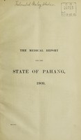 view The medical report for the State of Pahang.