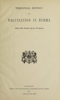 view Triennial report on vaccination in Burma.