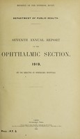 view Annual report on the ophthalmic section.