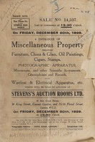 view Sales catalogue: Stevens