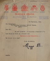 view Sales catalogue: Maggs Bros