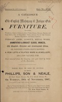 view Sales catalogue: Phillips, Son and Neale