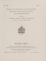 view Sales catalogue 509: Maggs Bros