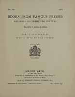 view Sales catalogue 561: Maggs Bros