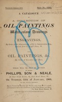 view Sales catalogue: Phillips, Son and Neale