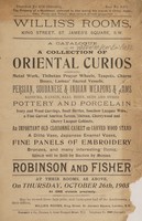 view Sales catalogue: Robinson Fisher and Co