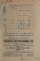 view Sales catalogue: Stevens