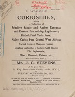 view Sales catalogue: Stevens