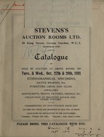 view Sales catalogue: Stevens