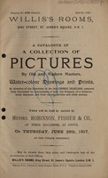 view Sales catalogue: Robinson Fisher and Co