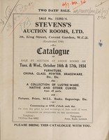 view Sales catalogue: Stevens