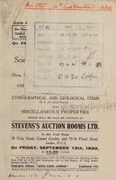 view Sales catalogue: Stevens