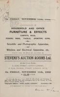 view Sales catalogue: Stevens