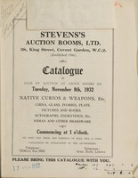 view Sales catalogue: Stevens