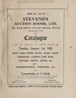 view Sales catalogue: Stevens