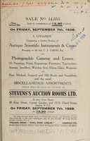 view Sales catalogue: Stevens