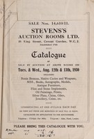 view Sales catalogue: Stevens