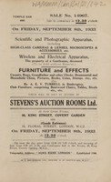 view Sales catalogue: Stevens