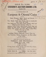 view Sales catalogue: Stevens