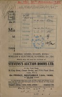 view Sales catalogue: Stevens