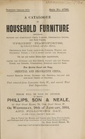 view Sales catalogue: Phillips, Son and Neale