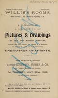 view Sales catalogue: Robinson Fisher and Co