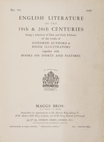 view Sales catalogue 511: Maggs Bros