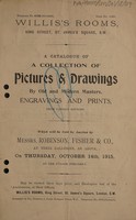 view Sales catalogue: Robinson Fisher and Co