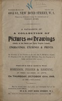 view Sales catalogue: Robinson Fisher and Co