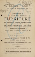 view Sales catalogue: Robinson Fisher and Co