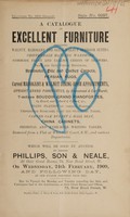 view Sales catalogue: Phillips, Son and Neale