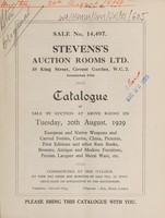 view Sales catalogue: Stevens